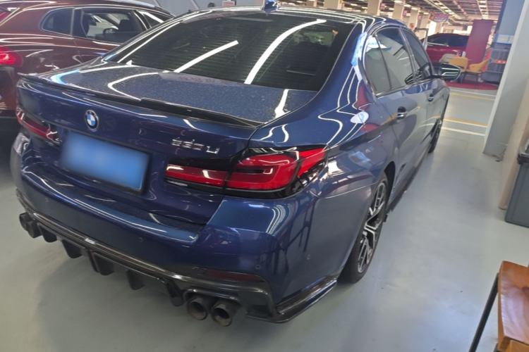 Used BMW 5 Series 2021 530Li Luxury Edition M Sport Package Rear Right 45 Deg