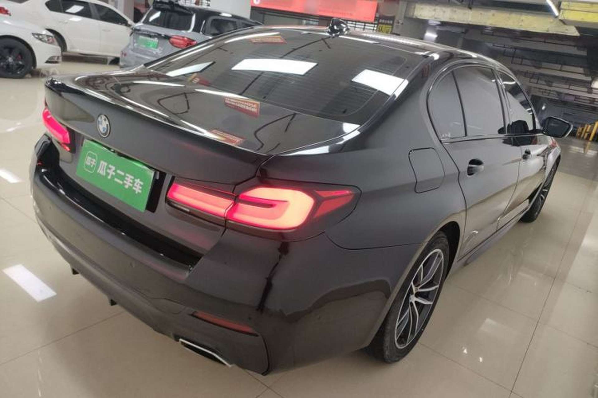 Used BMW 5 Series 2021 525Li M Sport Package Rear Right 45 Deg