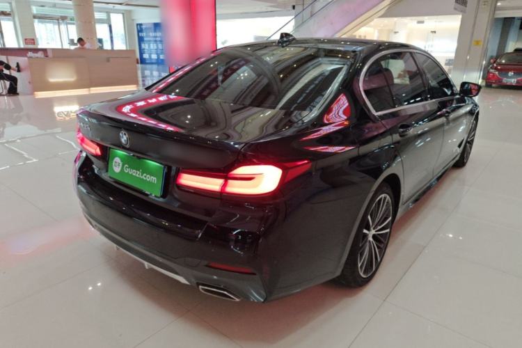 Used BMW 5 Series 2021 530Li xDrive M Sport Package Rear Right 45 Deg