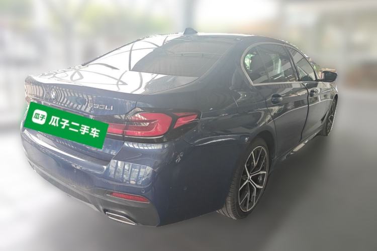 Used BMW 5 Series 2021 Restyled 530Li Luxury Edition M Sport Package Rear Right 45 Deg
