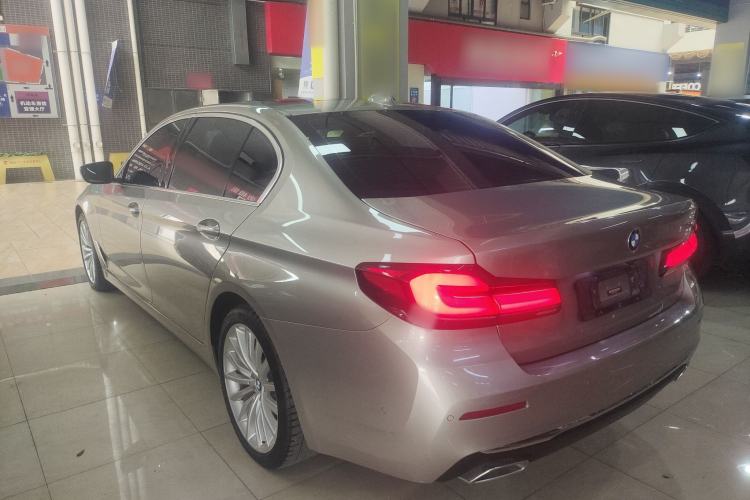 Used BMW 5 Series 2021 530Li Luxury Edition Premium Package Rear Left 45 Deg