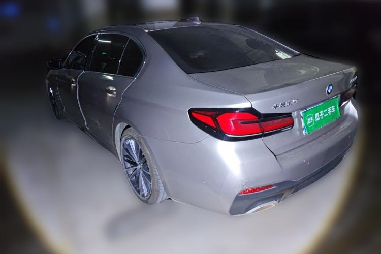 Used BMW 5 Series 2021 530Li Leading Luxury Package Rear Left 45 Deg