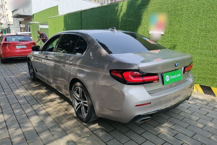 Used BMW 5 Series 2021 530Li Leading Luxury Package Rear Left 45 Deg