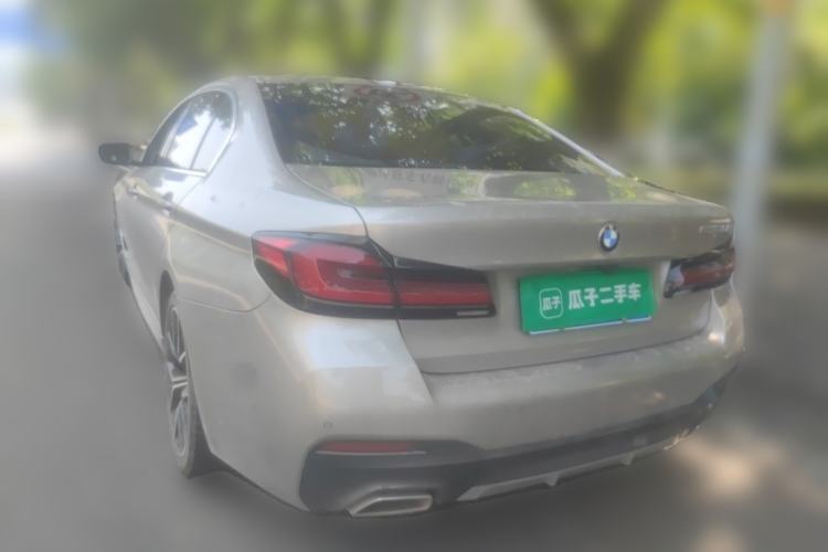 Used BMW 5 Series 2021 530Li Luxury Edition M Sport Package Rear Left 45 Deg
