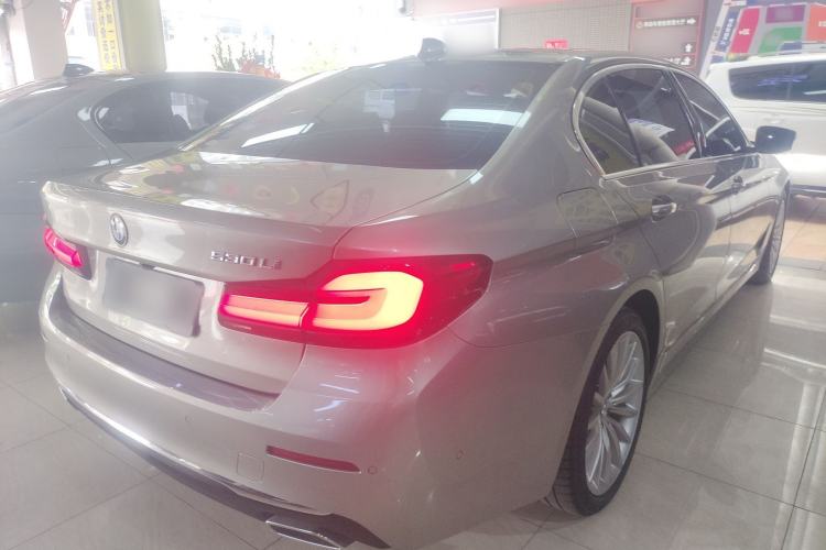 Used BMW 5 Series 2021 530Li Luxury Edition Premium Package Rear Right 45 Deg