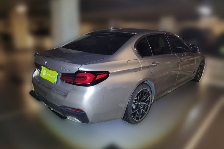 Used BMW 5 Series 2021 530Li Luxury Edition M Sport Package Rear Right 45 Deg