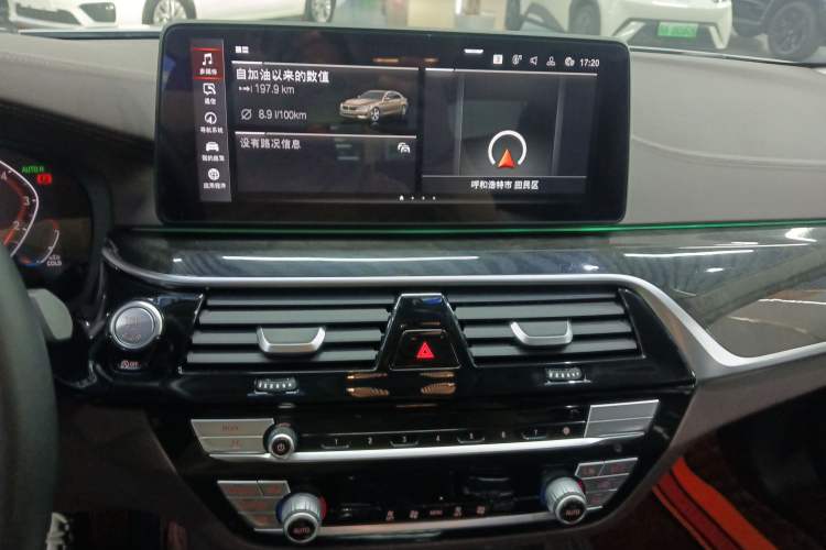 Used BMW 5 Series 2021 Updated Version 525Li Luxury Package Audio And AC Panel