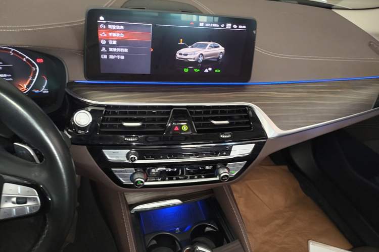 Used BMW 5 Series 2021 530Li Leading Luxury Package Audio And AC Panel