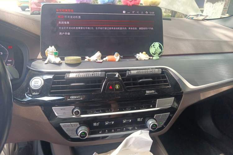 Used BMW 5 Series 2021 530Li Leading Model M Sport Package Audio And AC Panel
