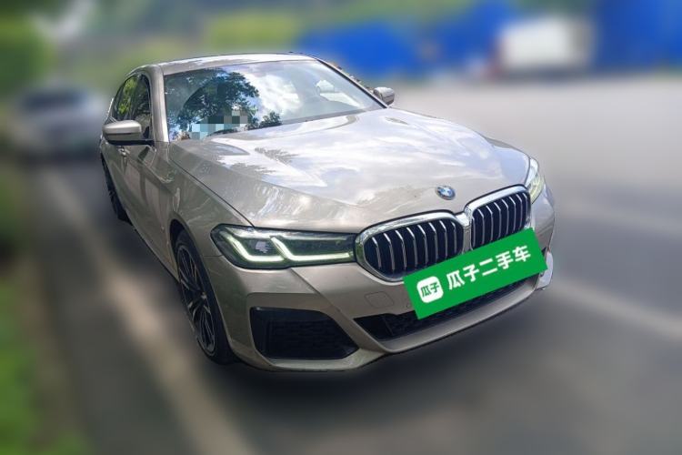 Used BMW 5 Series 2021 530Li Leading Model M Sport Package Front Right 45 Deg