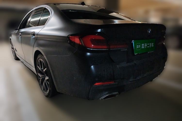 Used BMW 5 Series 2021 540i Sport Line M Sport Package Rear Left 45 Deg