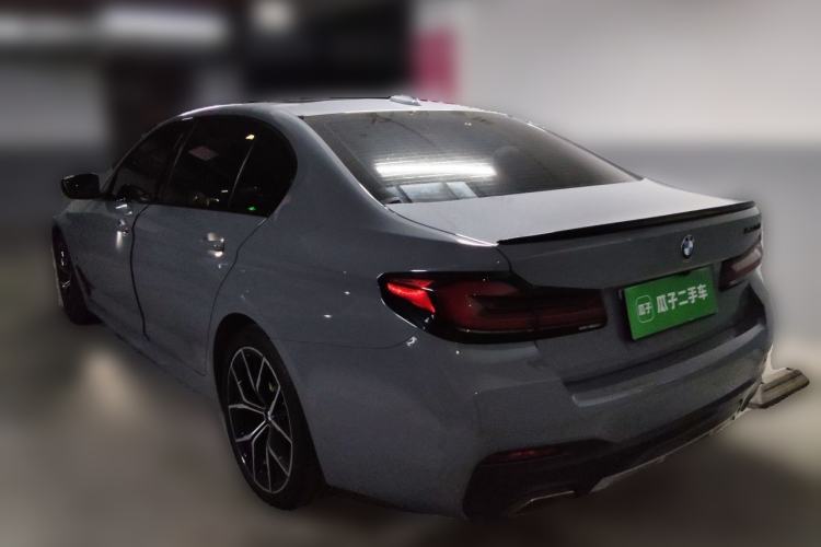 Used BMW 5 Series 2021 530Li Luxury Edition M Sport Package Rear Left 45 Deg