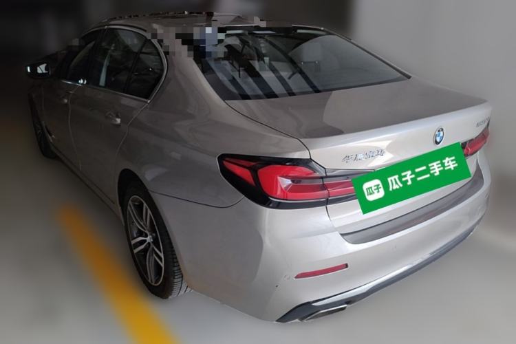 Used BMW 5 Series 2021 530Li Leading Luxury Package Rear Left 45 Deg
