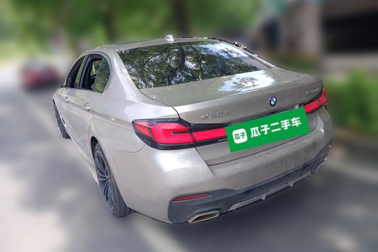 Used BMW 5 Series 2021 530Li Leading Model M Sport Package Rear Left 45 Deg