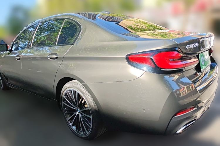 Used BMW 5 Series 2021 530Li Leading Model M Sport Package Rear Left 45 Deg