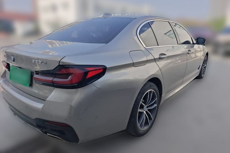 Used BMW 5 Series 2021 Facelifted 525Li M Sport Package Rear Right 45 Deg