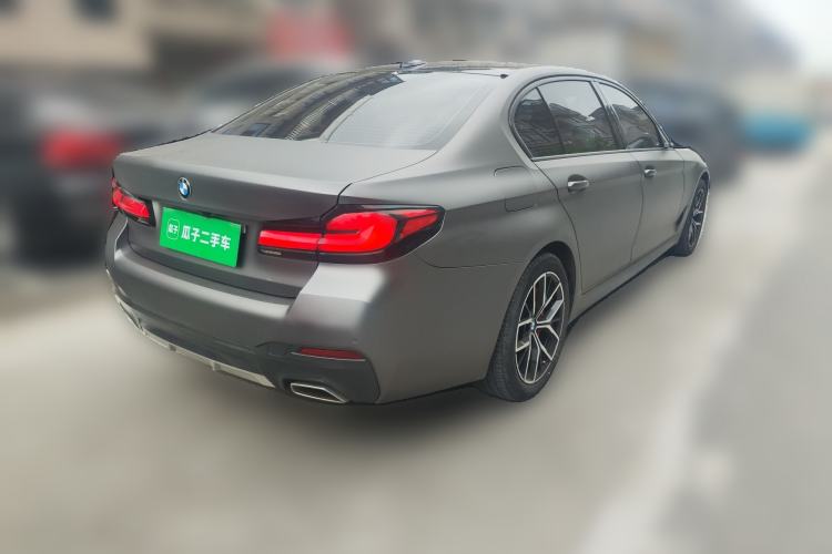 Used BMW 5 Series 2021 525Li M Sport Package Rear Right 45 Deg