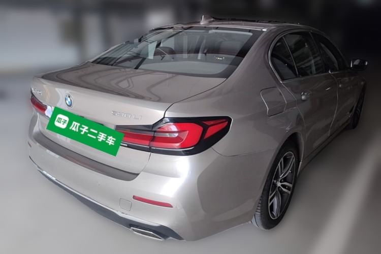 Used BMW 5 Series 2021 530Li Leading Luxury Package Rear Right 45 Deg