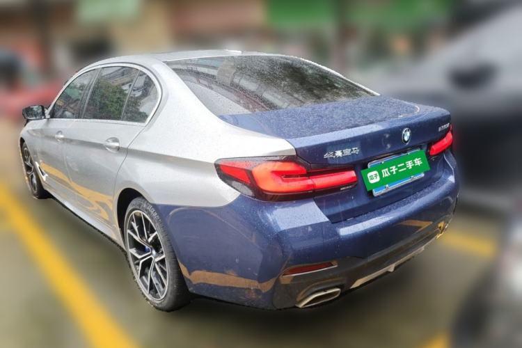 Used BMW 5 Series 2021 530Li Leading Model M Sport Package Rear Left 45 Deg