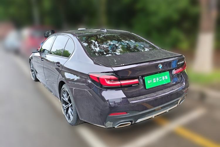 Used BMW 5 Series 2021 530Li Luxury Edition Premium Package Rear Left 45 Deg