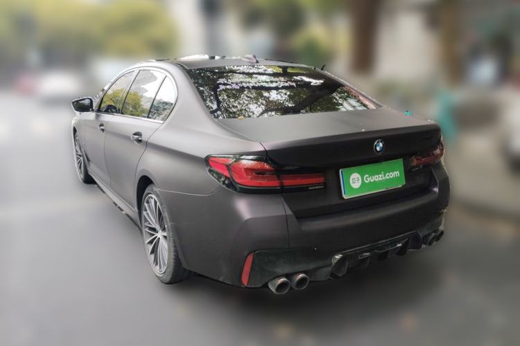 Used BMW 5 Series 2021 530Li Leading Model M Sport Package Rear Left 45 Deg