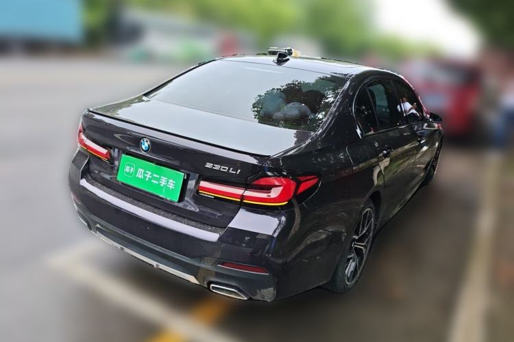 Used BMW 5 Series 2021 530Li Luxury Edition Premium Package Rear Right 45 Deg
