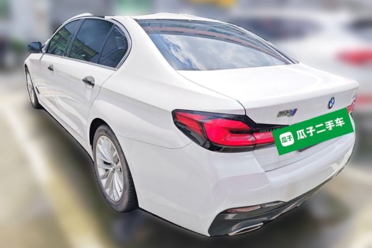 Used BMW 5 Series 2021 525Li Luxury Package Rear Left 45 Deg