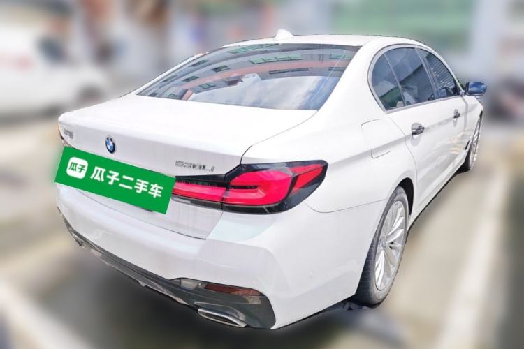 Used BMW 5 Series 2021 525Li Luxury Package Rear Right 45 Deg