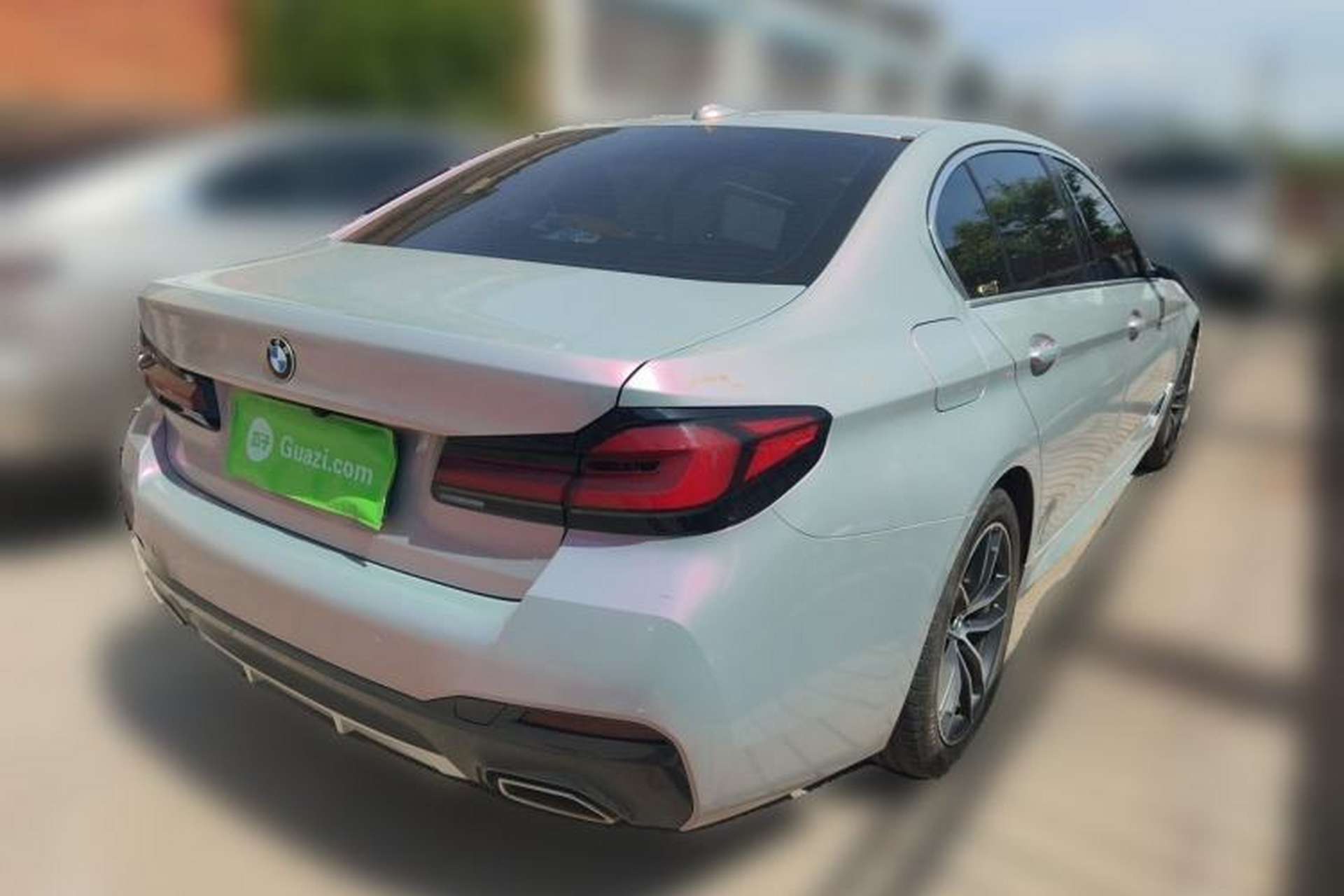 Used BMW 5 Series 2021 525Li M Sport Package Rear Right 45 Deg