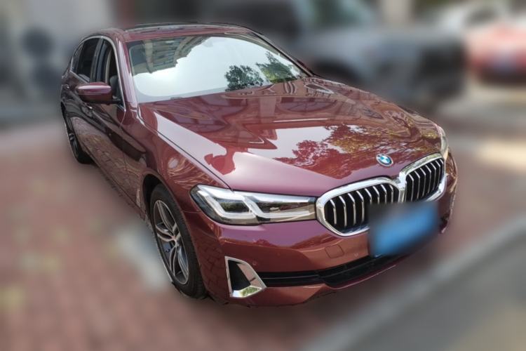 Used BMW 5 Series 2021 530Li Leading Luxury Package Front Right 45 Deg