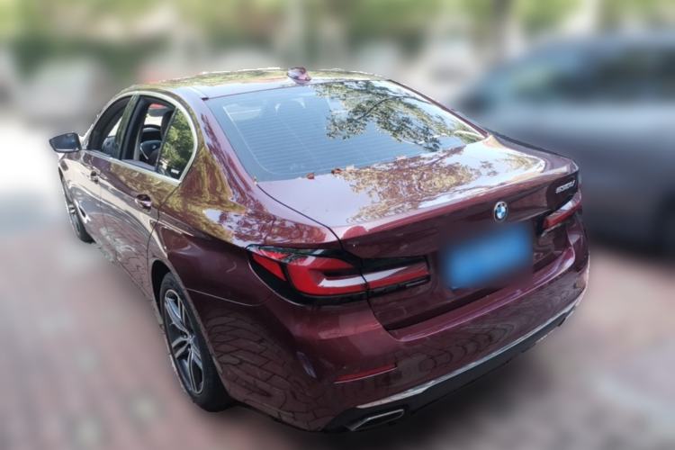 Used BMW 5 Series 2021 530Li Leading Luxury Package Rear Left 45 Deg