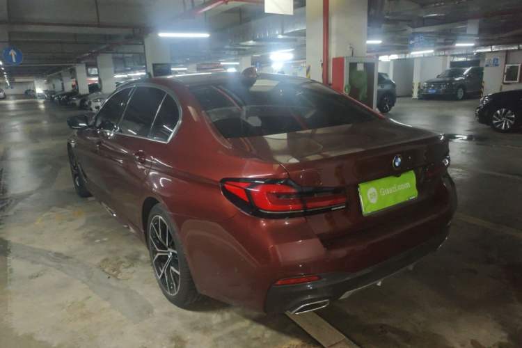 Used BMW 5 Series 2021 525Li M Sport Package Rear Left 45 Deg