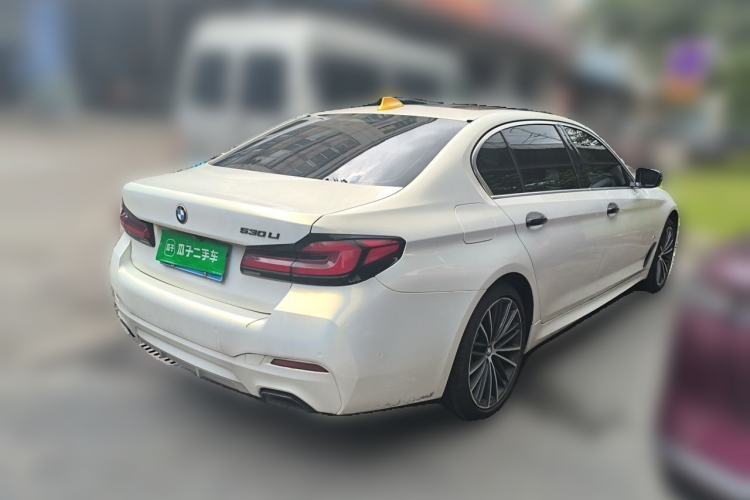 Used BMW 5 Series 2021 Facelifted 530Li Leading Edition M Sport Package Rear Right 45 Deg