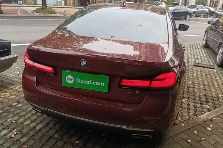 Used BMW 5 Series 2021 530Li Leading Luxury Package Rear Right 45 Deg