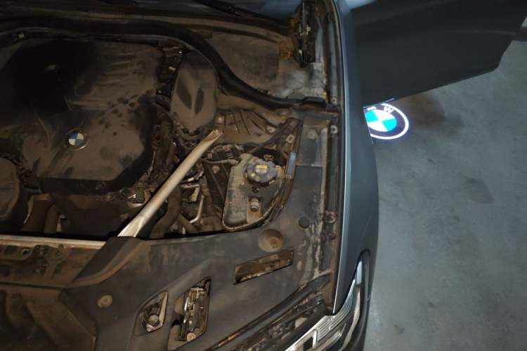 Used BMW 5 Series 2021 525Li M Sport Package Engine Bay Left