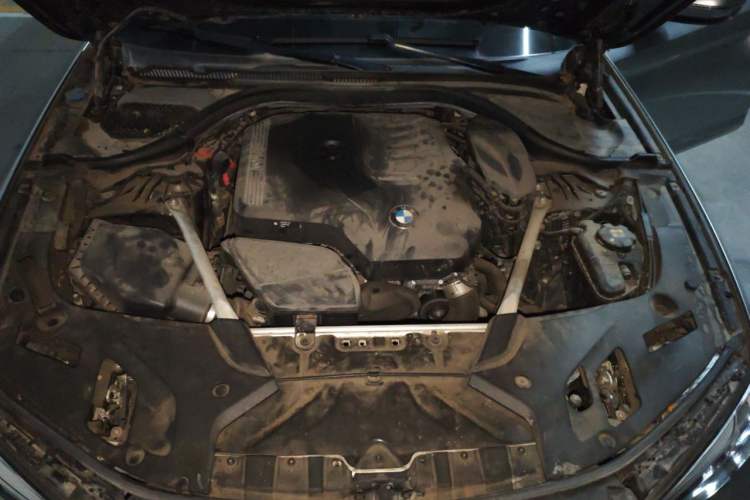 Used BMW 5 Series 2021 525Li M Sport Package Engine Bay