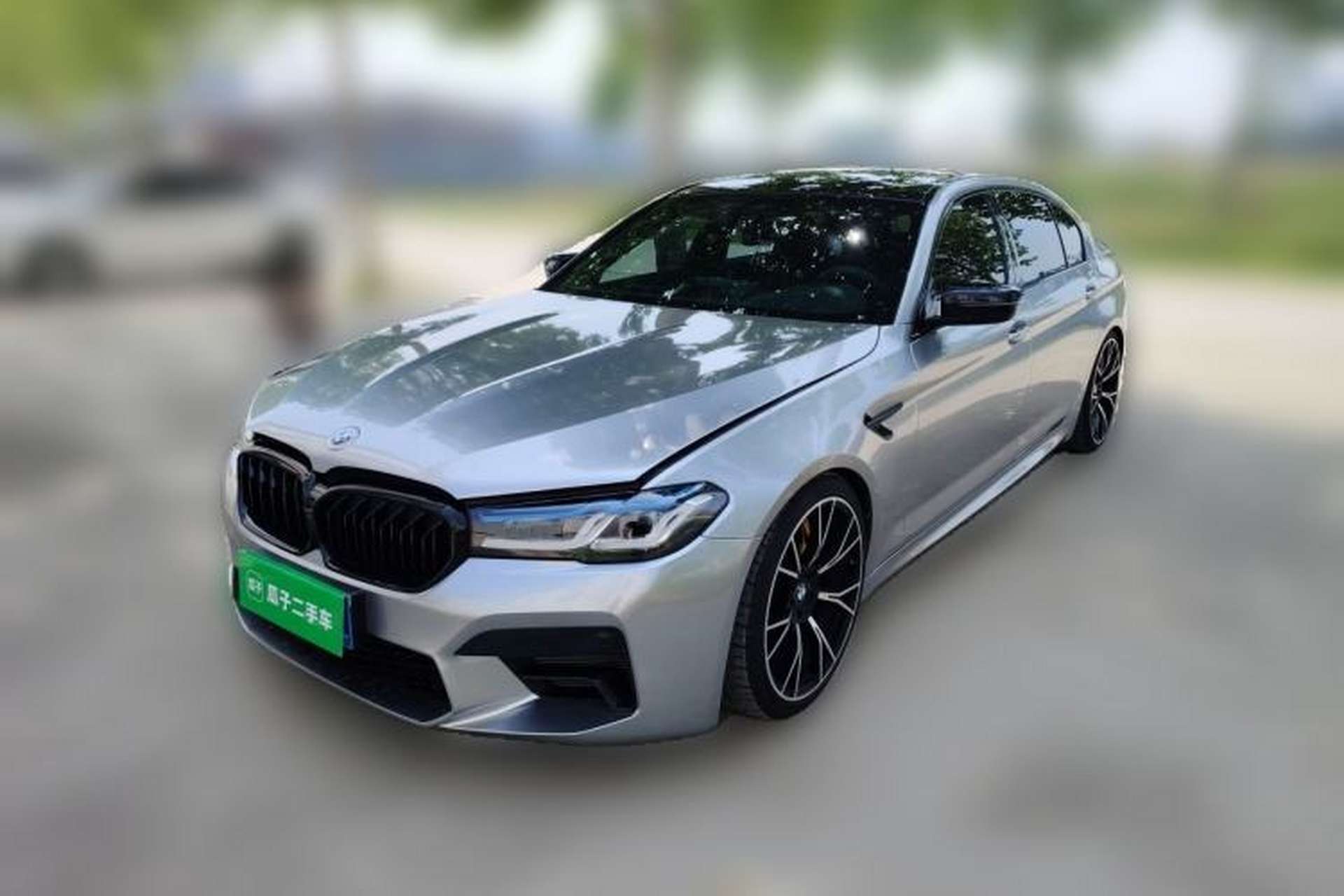 Used BMW 5 Series 2021 530Li Leading Model M Sport Package Front Left 45 Deg
