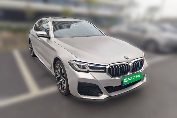 Used BMW 5 Series 2021 530Li Executive M Sport Package Front Right 45 Deg