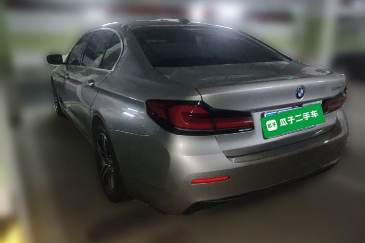 Used BMW 5 Series 2021 530Li Leading Luxury Package Rear Left 45 Deg