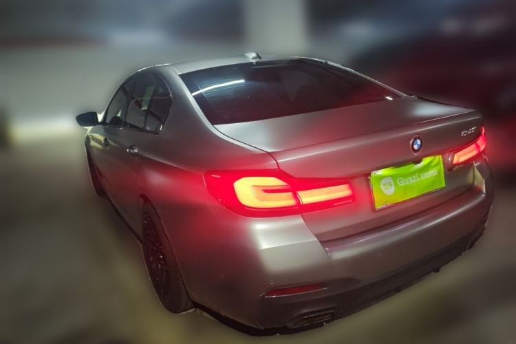 Used BMW 5 Series 2021 540i Sport Line M Sport Package Rear Left 45 Deg