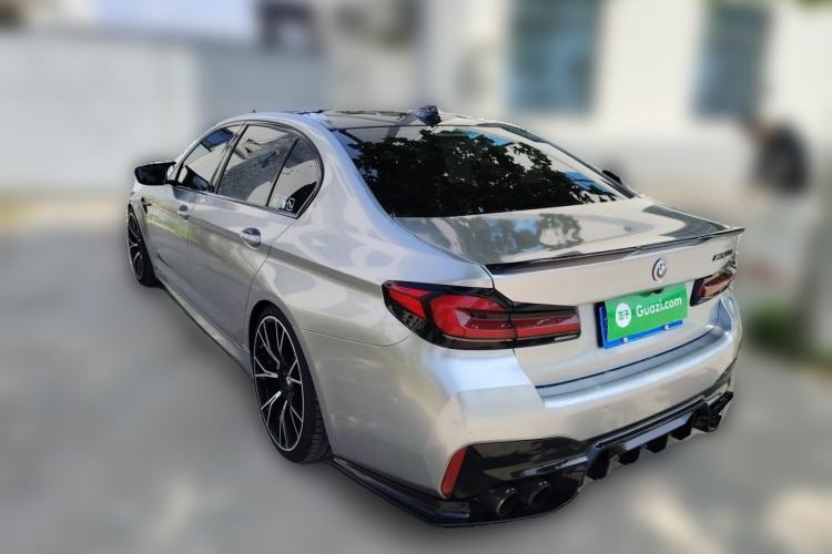 Used BMW 5 Series 2021 530Li Leading Model M Sport Package Rear Left 45 Deg