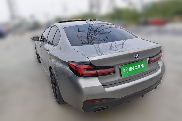 Used BMW 5 Series 2021 Restyled 540i Sport Line with M Sports Package Rear Left 45 Deg
