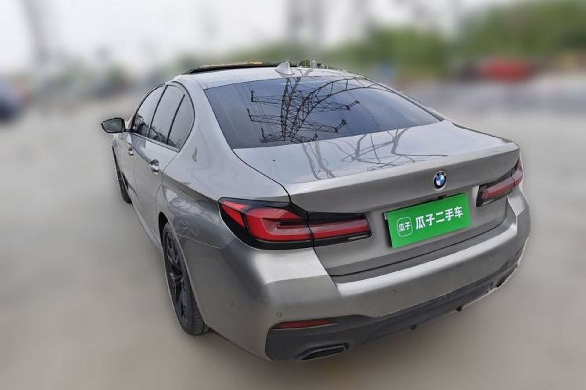 Used BMW 5 Series 2021 Restyled 540i Sport Line with M Sports Package Rear Left 45 Deg