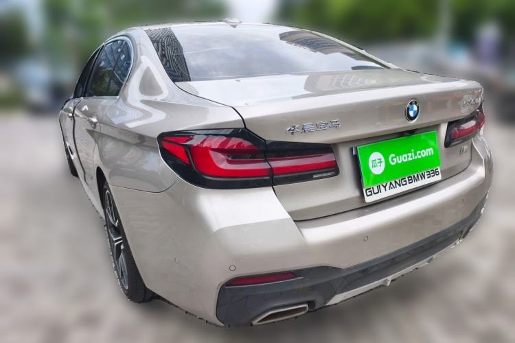Used BMW 5 Series 2021 530Li Luxury Edition M Sport Package Rear Left 45 Deg