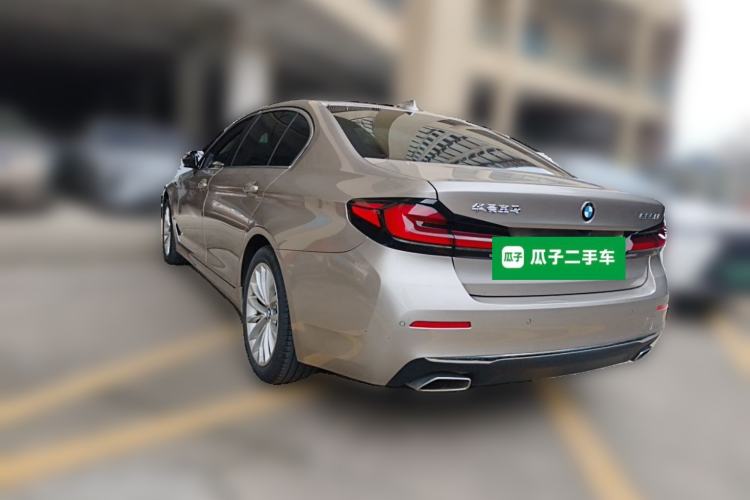 Used BMW 5 Series 2021 Updated Version 525Li Luxury Package Rear Left 45 Deg