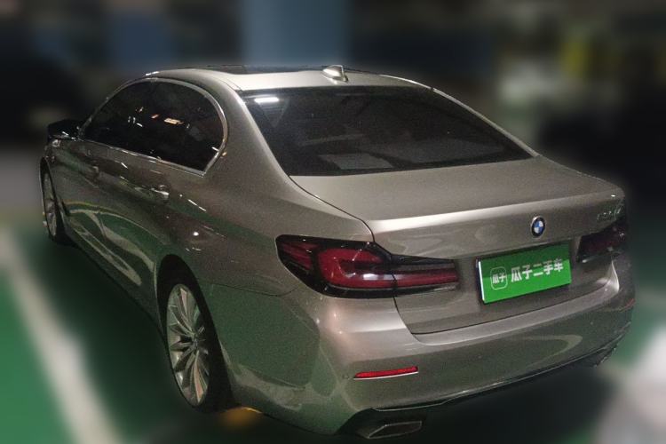 Used BMW 5 Series 2021 530Li Luxury Edition Premium Package Rear Left 45 Deg
