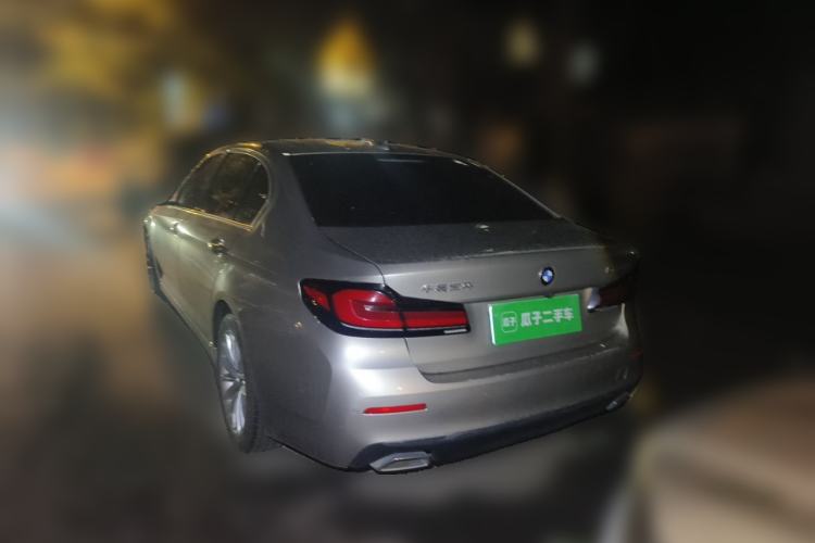 Used BMW 5 Series 2021 525Li Luxury Package Rear Left 45 Deg