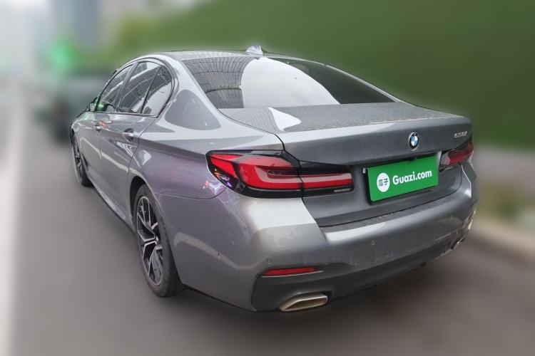 Used BMW 5 Series 2021 530i Sport Line M Sport Package Rear Left 45 Deg