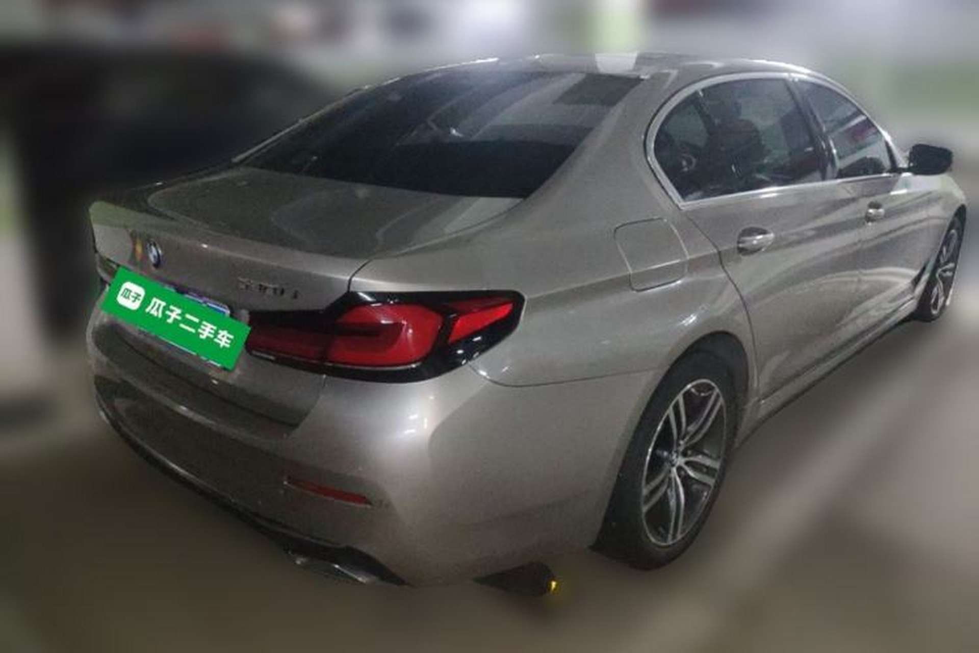 Used BMW 5 Series 2021 530Li Leading Luxury Package Rear Right 45 Deg