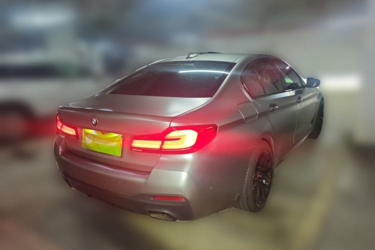 Used BMW 5 Series 2021 540i Sport Line M Sport Package Rear Right 45 Deg
